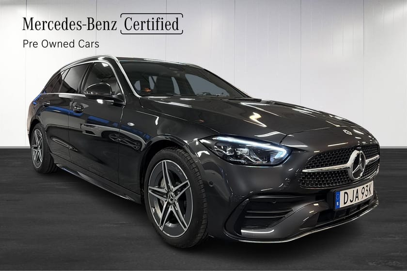 Bild 4 av Mercedes-Benz C 300 T de 4MATIC Moms/AMG/Adaptivfarthållare/Dragkrok