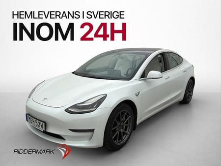 Tesla Model 3 Long Range AWD Svensksåld Ljus-Interiör Pano
