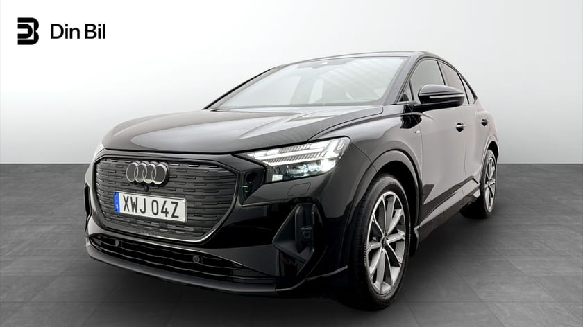 Bild 1 av Audi Q4 55 Sportback e-tron quattro 340HK S-Line Black Optik