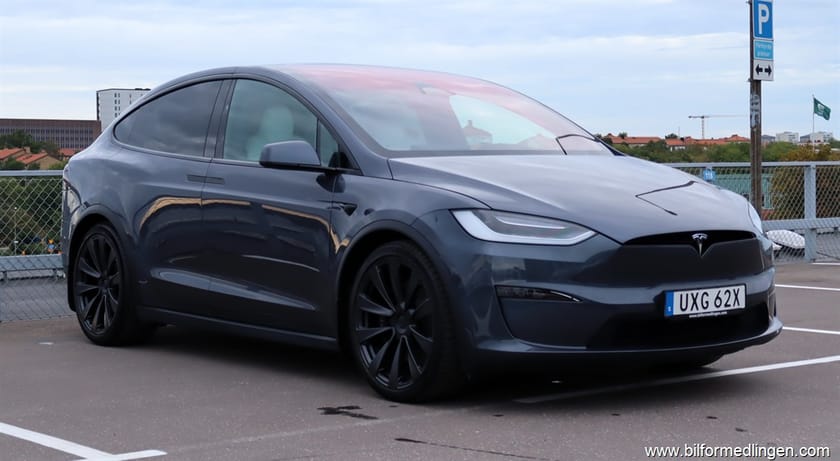 Bild 2 av Tesla Model X Plaid AWD 1020hk S/V-hjul 1 ägare Moms