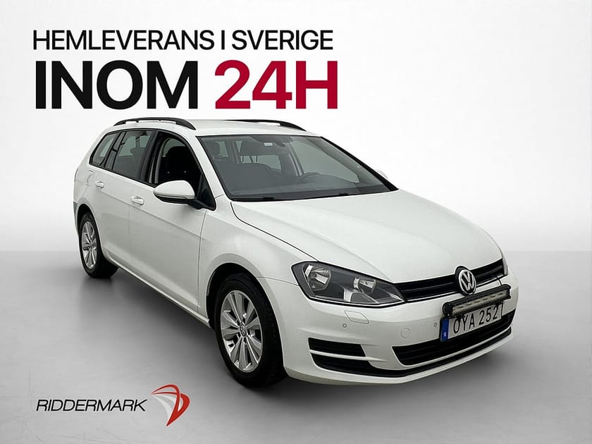 Bild 1 av Volkswagen Golf Sportscombi SC TDI 110hk D-Värmare LED-Ramp Kamera Drag