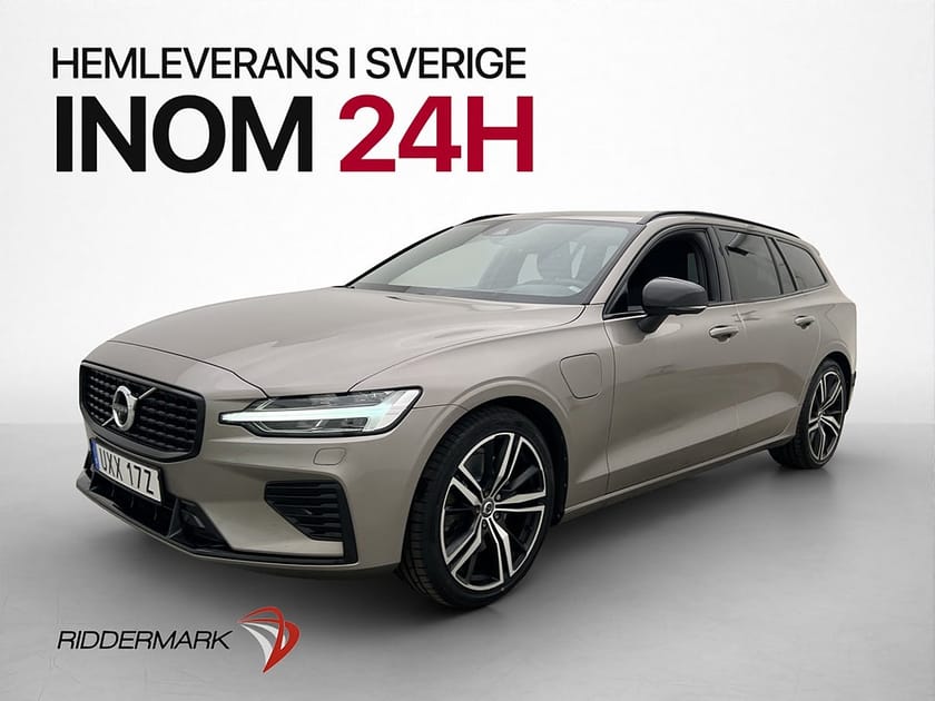 Bild 1 av Volvo V60 Recharge AWD T6 350hk R-Design 360° Drag HuD Navi