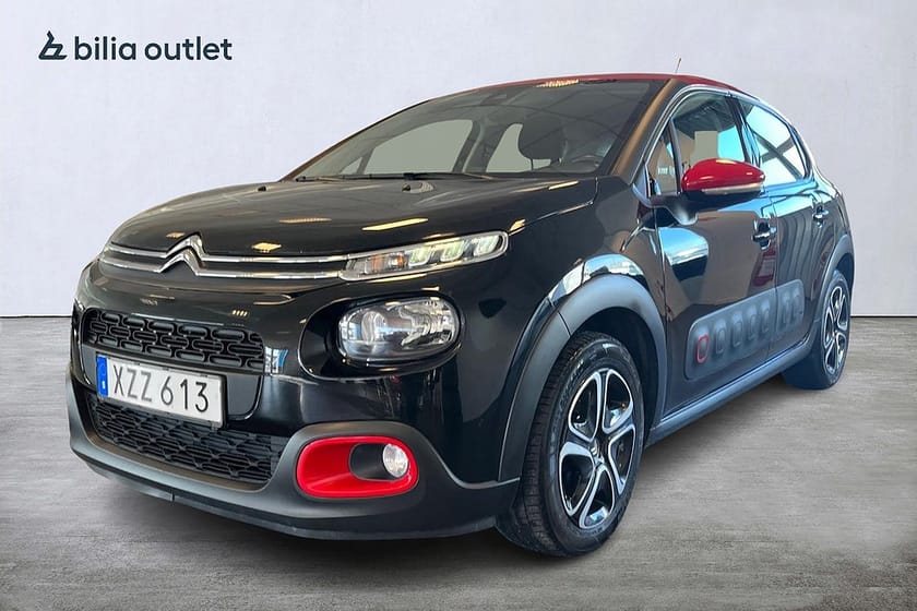 Bild 1 av Citroën C3 1.2 VTi Feel 83hk / Drag CarPlay Sensorer Farthållare