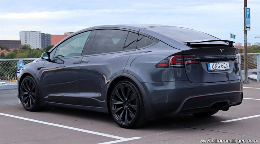 Bild 3 av Tesla Model X Plaid AWD 1020hk S/V-hjul 1 ägare Moms