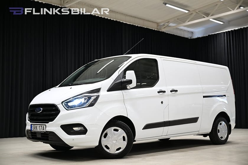 Bild 1 av Ford Transit Custom 300 L2 130HK Automat|LED|Dubbeldörr|Drag|Värmare