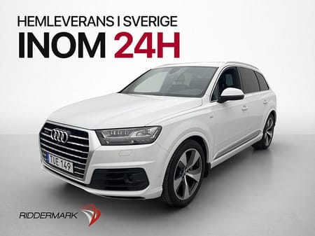 Audi Q7 50 TDI quattro S-Line 7-Sits Cockpit Luft Värmare BOSE 360°