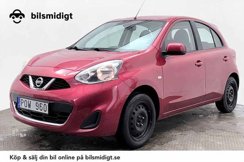 Bild 1 av Nissan Micra 1.2 Aut Bluetooth Nyservad Kamkedja 80hk