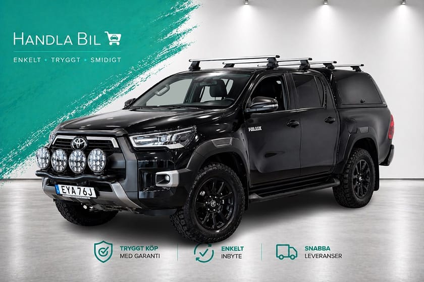 Bild 1 av Toyota Hilux Dubbelhytt 2.8 4WD Automatisk, 204hk, 2022