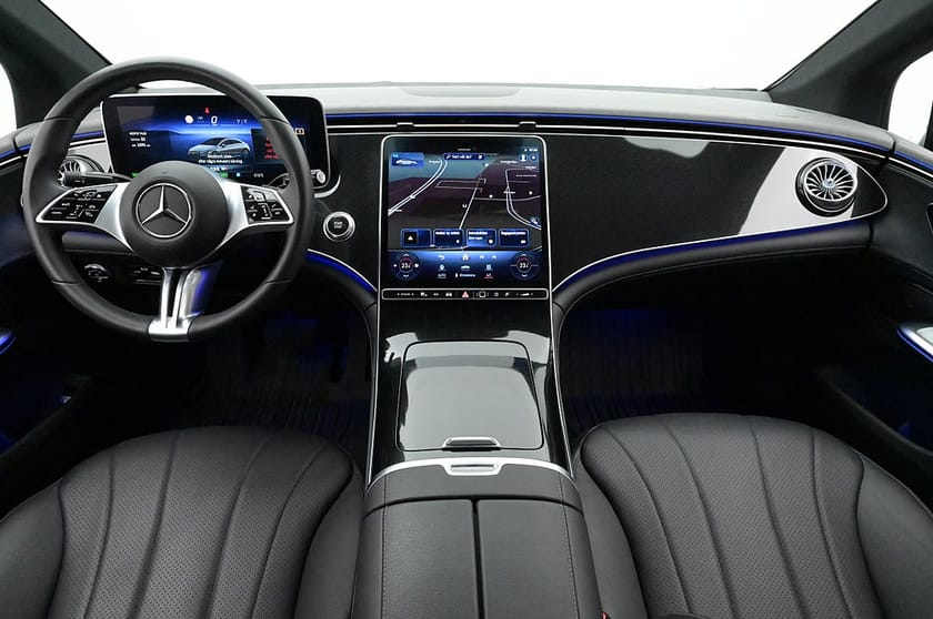 Bild 5 av Mercedes-Benz EQE 300 89 kWh AMG Drag Elstol BSM Kamera