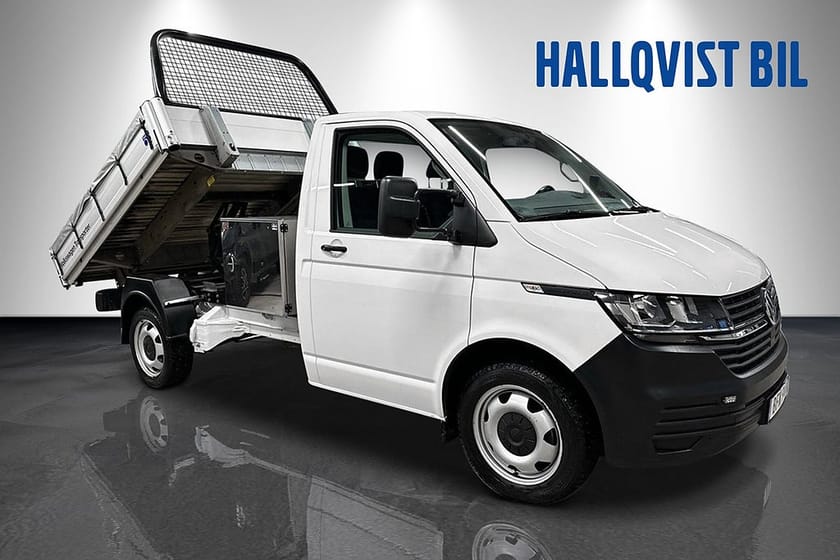 Bild 1 av Volkswagen Transporter Chassi Cab 150Hk Tippflak Leasbar Drag Värmare Kamera