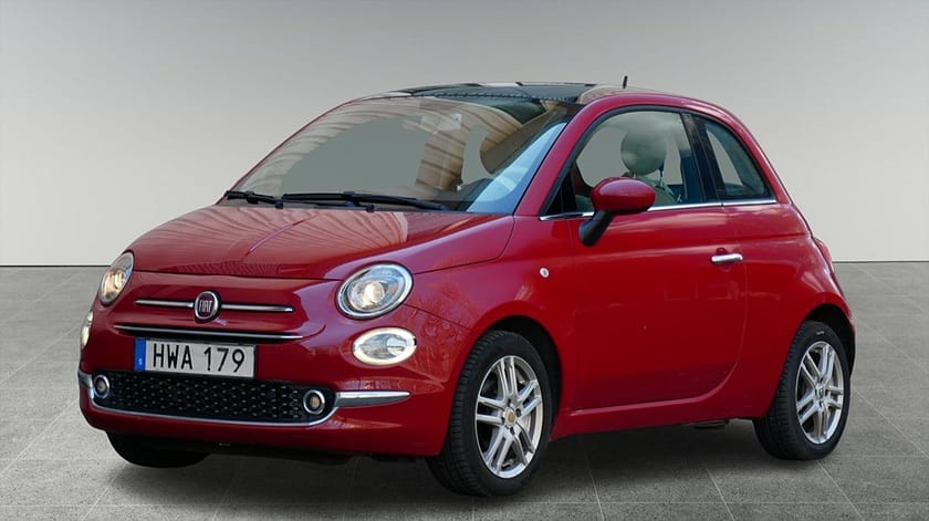 Bild 4 av Fiat 500 1.2 69hk | 871 kr/mån | Lounge & Panorama | Värmare