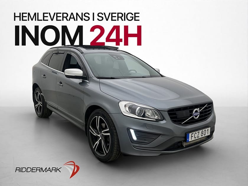 Bild 3 av Volvo XC60 D4 AWD R-Design Pano Kamera Värmare Drag
