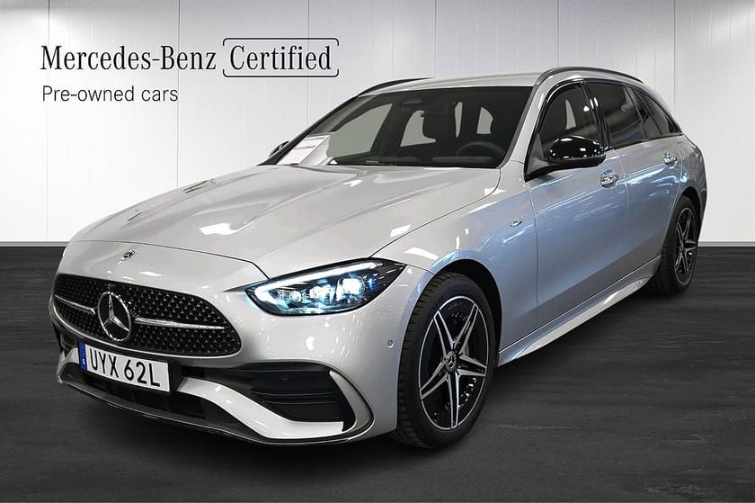 Bild 1 av Mercedes-Benz C 300 T e AMG Distronic Drag Minnesstolar Keyless Rattvärme