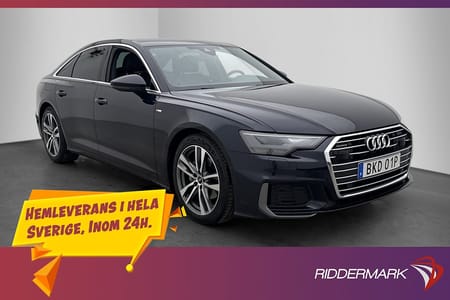Audi A6 Sedan 40 TDI quattro Q 204hk S-Line Värmare Navi Adaptiv fart Drag