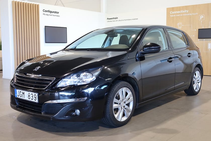 Bild 1 av Peugeot 308 1,6 THP 125hk Active 5D Panorama Navi Blåtand