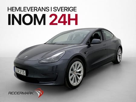 Tesla Model 3 Long Range AWD Dragkrok Autopilot Rattvärme