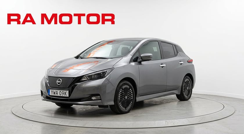Bild 1 av Nissan Leaf e+ Tekna 62 kWh 360° BOSE Skinn Leasbar