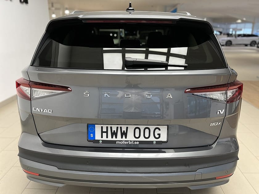 Bild 4 av Škoda Enyaq iV 80x Skoda 265HK|360kamera I Elbaklucka|El-stol
