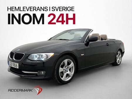 BMW 320d Convertible 320 184hk Skinn Farthållare Elstolar