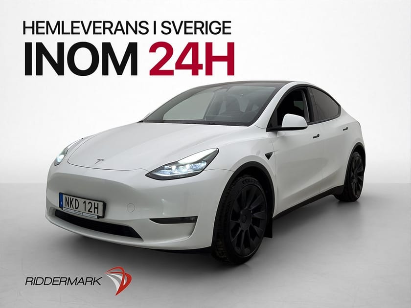 Bild 1 av Tesla Model Y Long Range AWD Autopilot Dragkrok Svensksåld