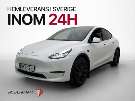 Tesla Model Y Long Range AWD Autopilot Dragkrok Svensksåld