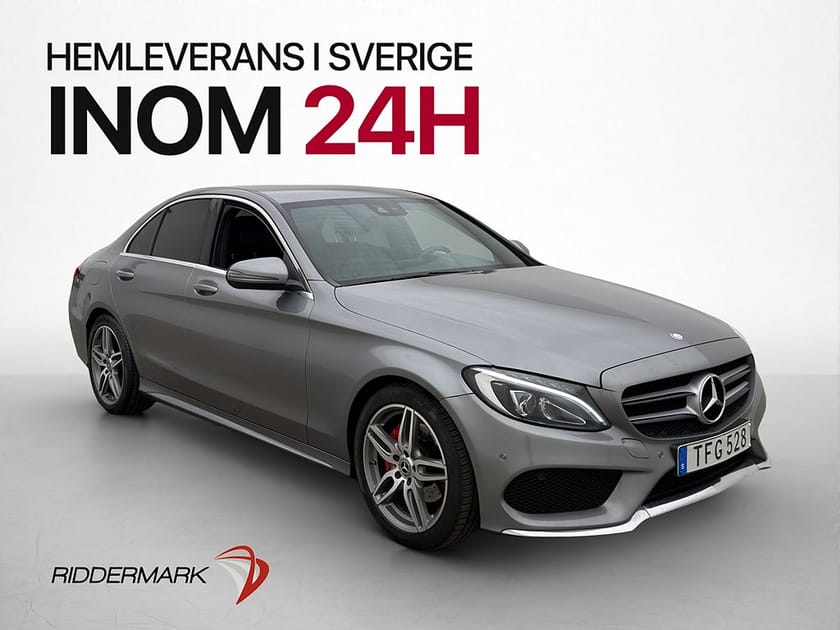 Bild 1 av Mercedes-Benz C 220 d 170hk AMG Line Burmester Skinn