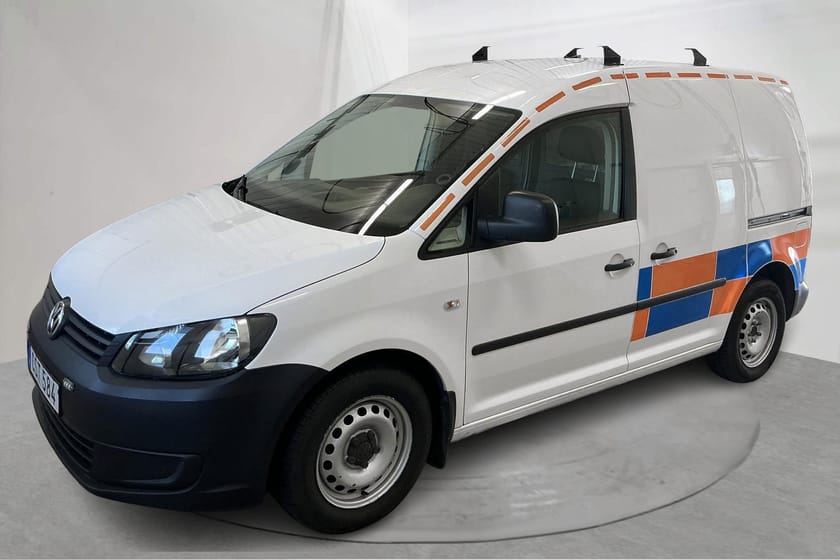 Bild 2 av Volkswagen Caddy Skåpbil 2.0 Ecofuel Skåp (109hk) Lågmilad Verkstad