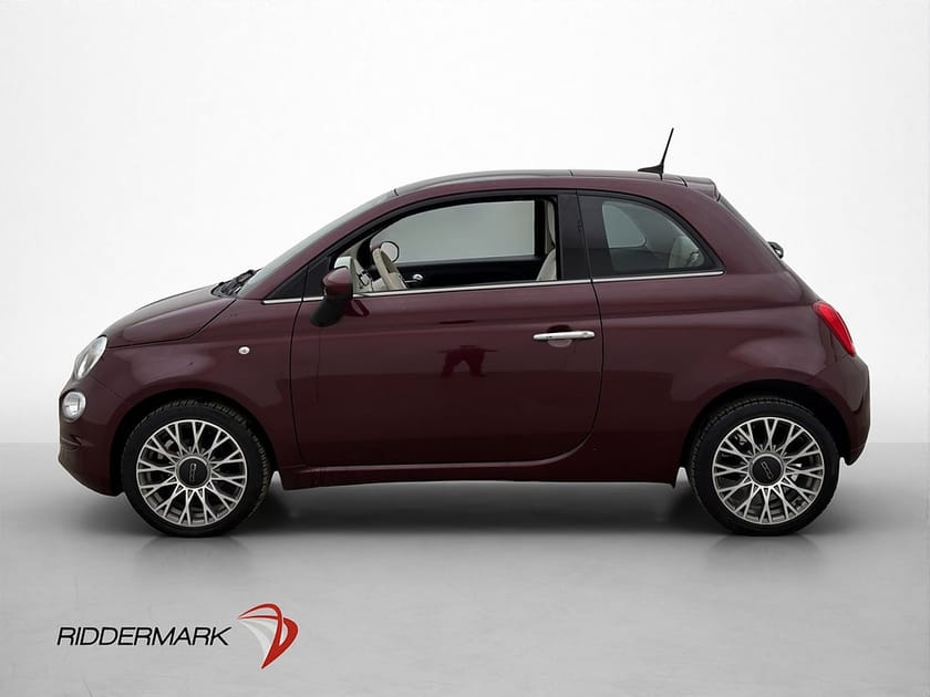 Bild 5 av Fiat 500 1.2 8V 69hk Lounge Pano P-Sensorer Halvskinn BT