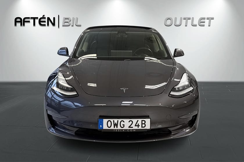 Bild 3 av Tesla Model 3 Long Range AWD 440hk Dragkrok Värmepump Autopilot Läder
