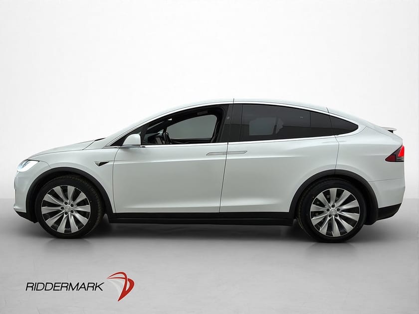 Bild 1 av Tesla Model X Long Range AWD 6-Sits Drag Kamera Skinn AP