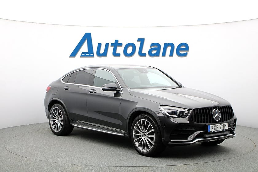 Bild 1 av Mercedes-Benz GLC 220 d Coupé 4MATIC AMG, Burmester®, Cockpit, Värmare 194hk