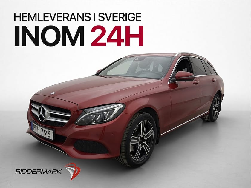 Bild 1 av Mercedes-Benz C 220 T d 4MATIC 4M 9G 360° kamera Värmare Drag Navi