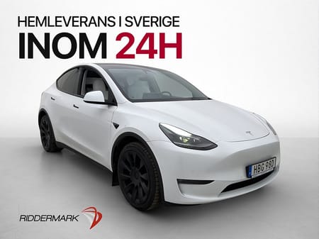 Tesla Model Y Long Range AWD Ljus interiör Svensksåld