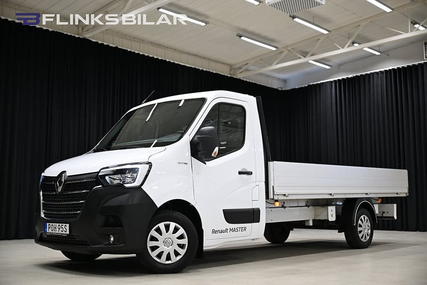 Bild 1 av Renault Master Chassi Cab 2.3 dCi 145HK L4|Långflak|Värmare|GPS|EnÄgre|Leasbar