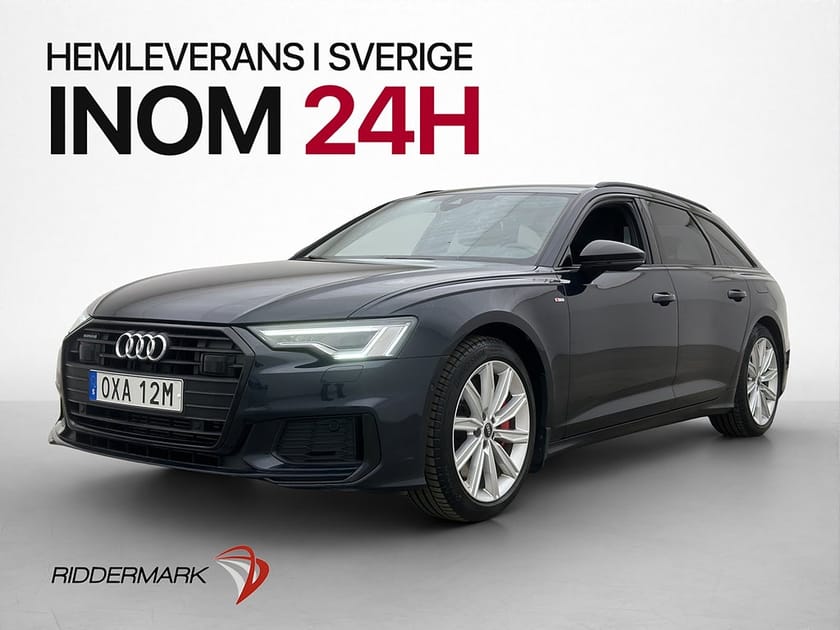 Bild 1 av Audi A6 Avant 55 TFSI e quattro Q S-Line B&O Drag Cockpit Kamera CarPlay