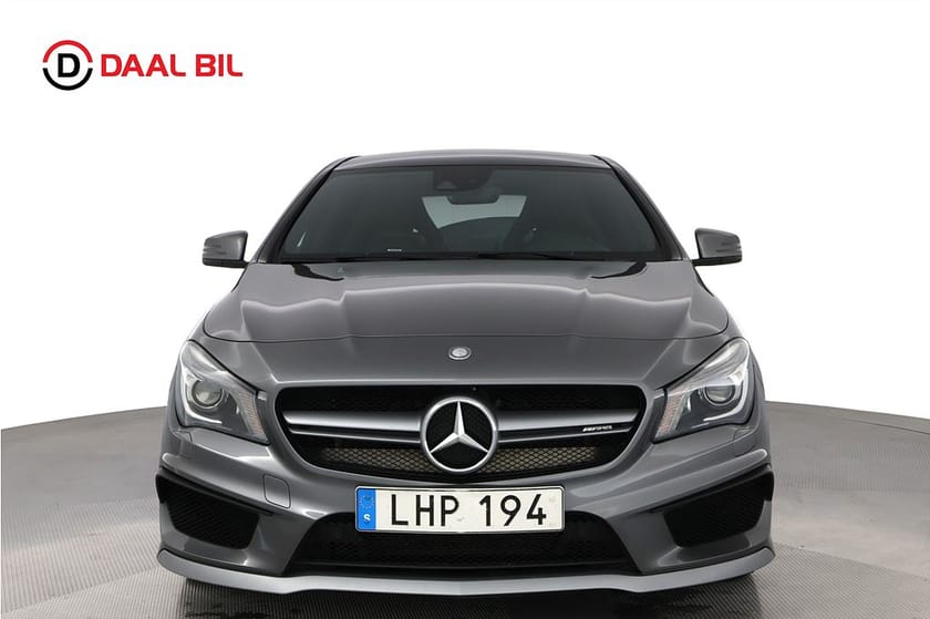 Bild 2 av Mercedes-Benz CLA 45 AMG 4MATIC Shooting Brake SB 4M 360HK PANO H/K® SKALSTOLAR B-KAM NAV MINNE