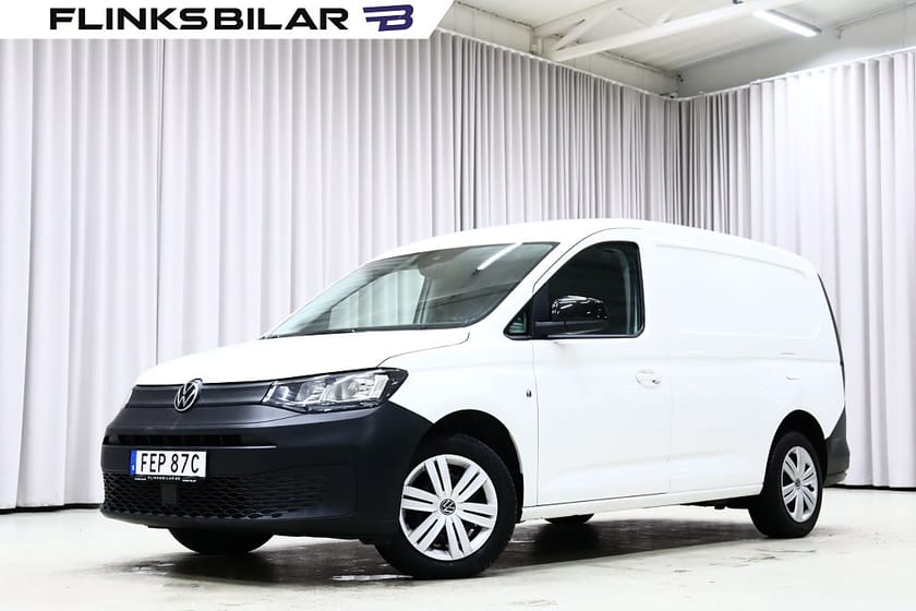 Bild 2 av Volkswagen Caddy Cargo Maxi DSG 122HK Inredd|Drag|Värmare|Momsbil