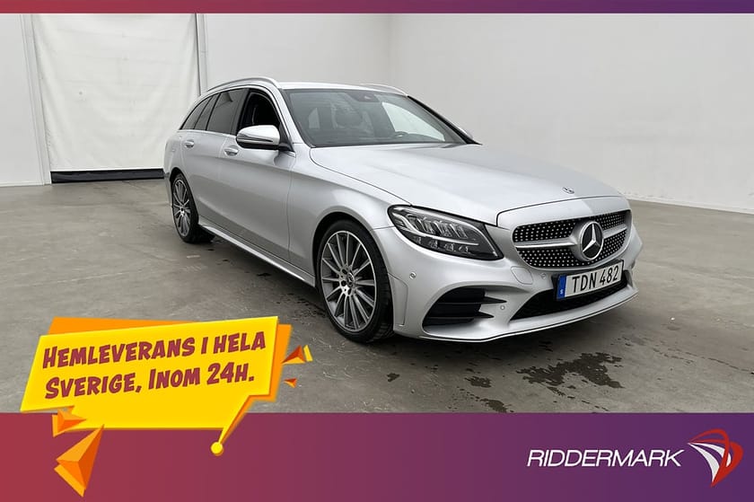 Bild 2 av Mercedes-Benz C 220 T d 194hk AMG Burm Navi Drag Kamera