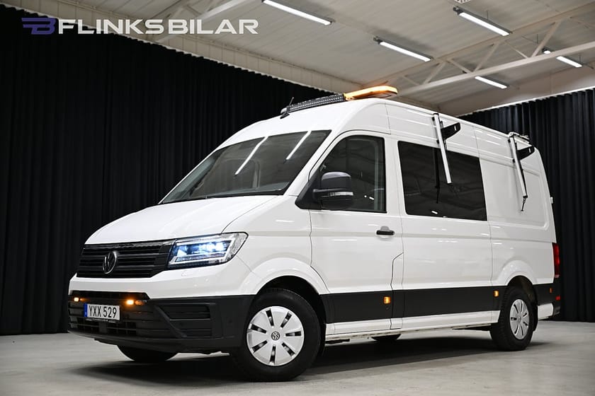 Bild 1 av Volkswagen Crafter 177HK Automat|Servicebil|Dubbelhytt|Inredd|Moms|SeUtr!