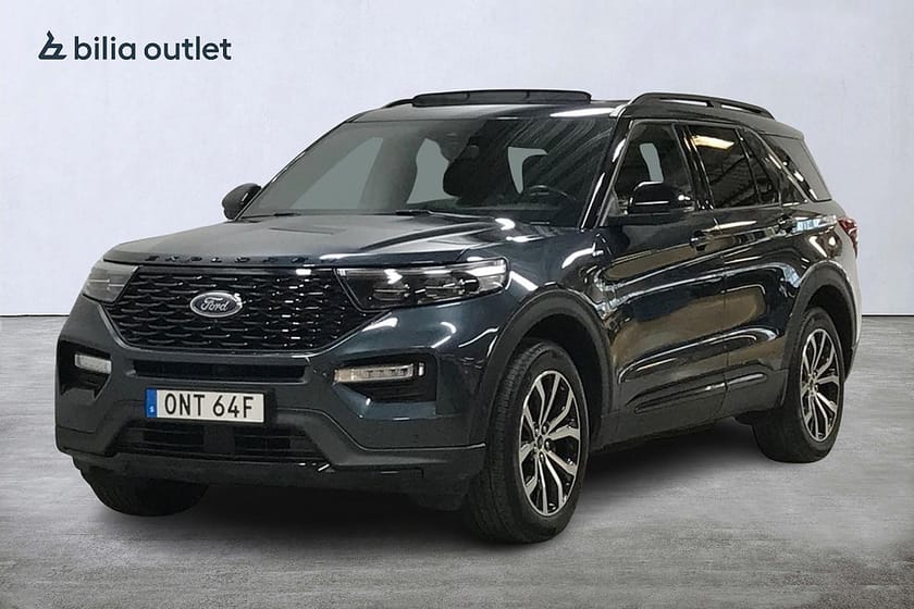 Bild 1 av Ford Explorer Plug-In Hybrid PHEV ST 7-sits 457hk Panorama Navi Drag B&O 360° MOMS