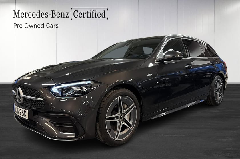 Bild 1 av Mercedes-Benz C 300 T de 4MATIC Moms/AMG/Adaptivfarthållare/Dragkrok