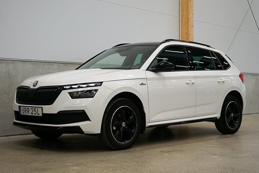 Bild 3 av Škoda Kamiq Skoda 1.0 TSI Monte Carlo Pano Drag Cockpit Kamera Rattvärme