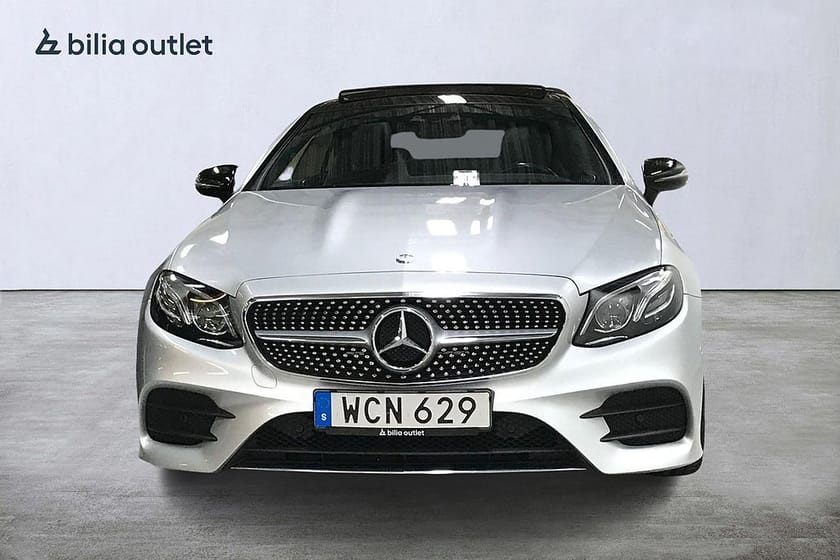 Bild 3 av Mercedes-Benz E 200 Coupé AMG 184hk Panorama Navi HuD B-kam Widescreen