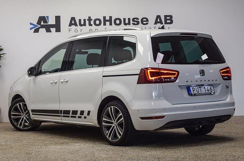 Bild 2 av SEAT Alhambra 7-Seater 2.0 TDI 4Drive 7-Sits FR-Line Eldörrar Värmare Drag