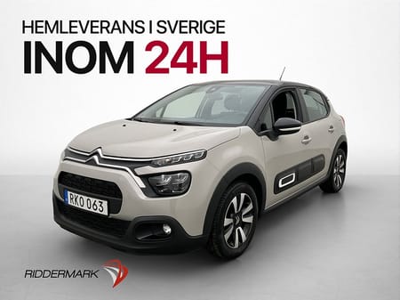Citroën C3 1.2 PureTech 83hk Shine P-Sensorer CarPlay