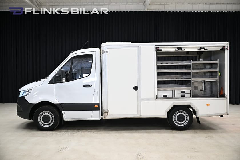 Bild 4 av Mercedes-Benz Sprinter 316 CDI Chassi Servicebil|Påbyggnad|AlucaInredd|Uppvärmt-Skåp|Moms