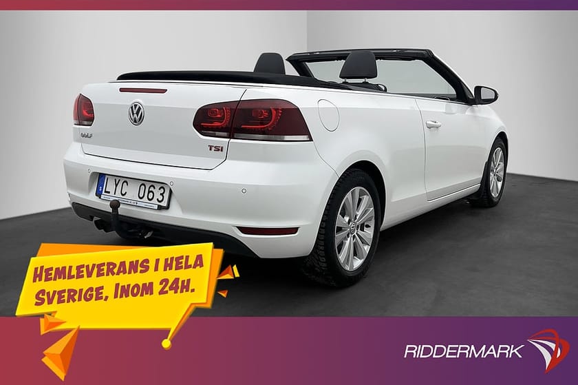 Bild 5 av Volkswagen Golf Cabriolet 1.4 TSI 160hk Kamera Dragkrok