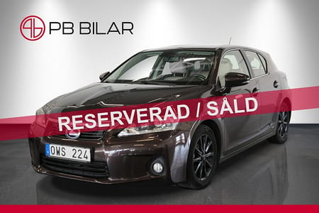 Lexus CT 200h 1.8 CVT Hybrid Executive B-kam Läder Taklucka