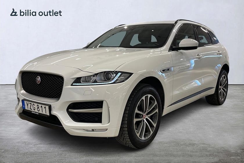 Bild 1 av Jaguar F-Pace 20d AWD R-Sport Panorama / Keyless / Elstolar / Skinn