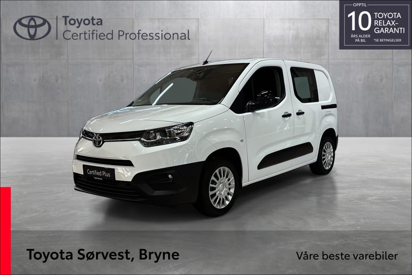 Bilde 1 av Toyota ProAce City Kort L1  1.5 Diesel 100 Comf.Fleet Colour